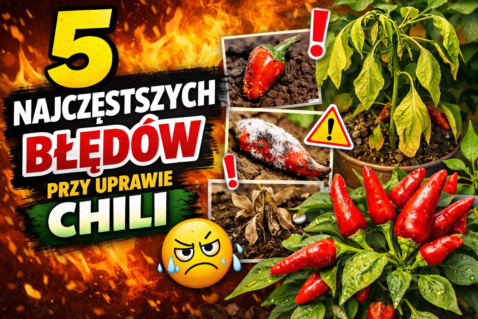 5 najczęstszych błędów przy uprawie chili