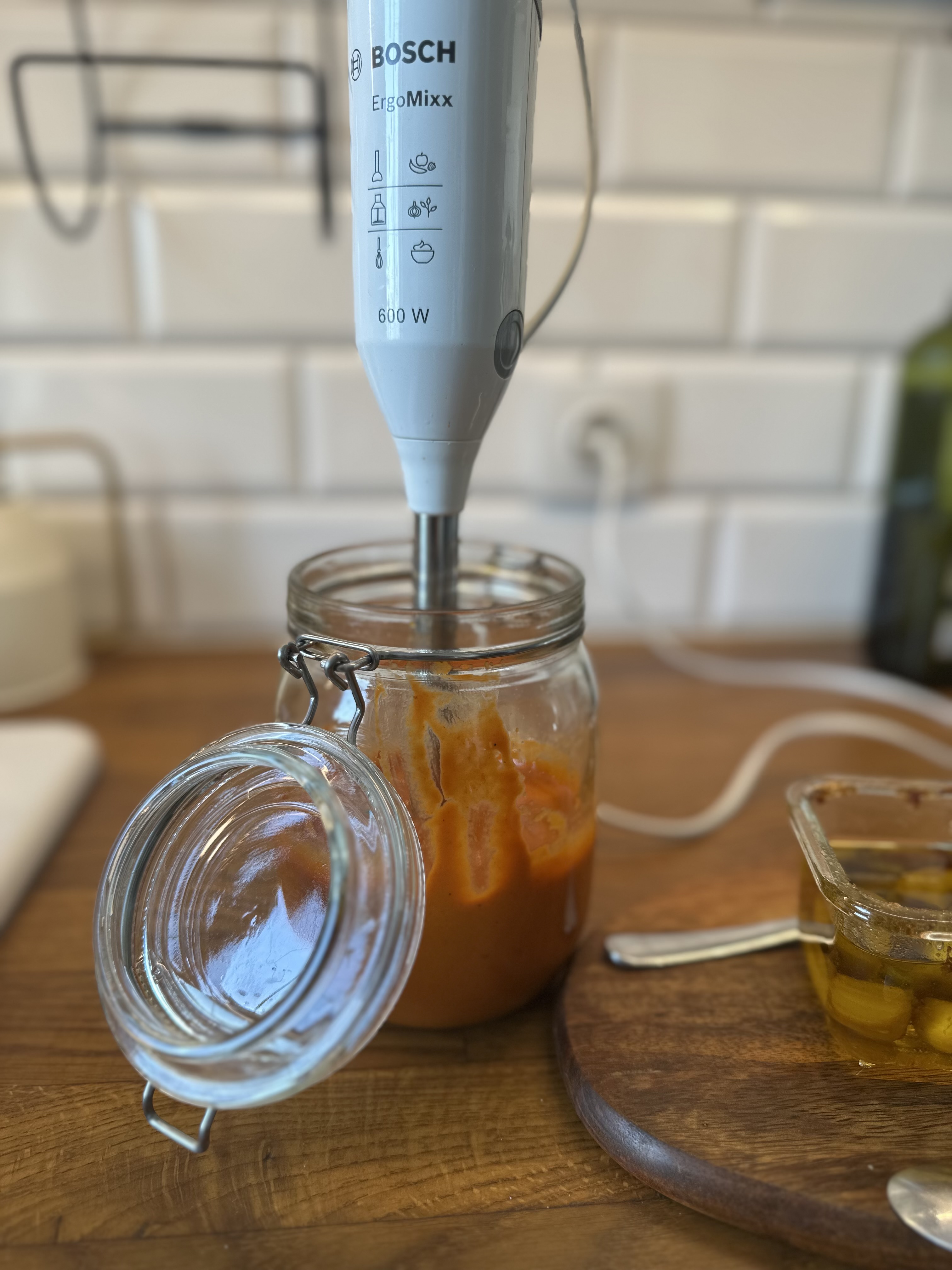 Pasta z pieczonych papryk